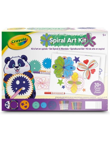 PRESCOLARI: vendita online KIT PER COLORARE SET SPIRALI E MANDALA, CRAYOLA in offerta