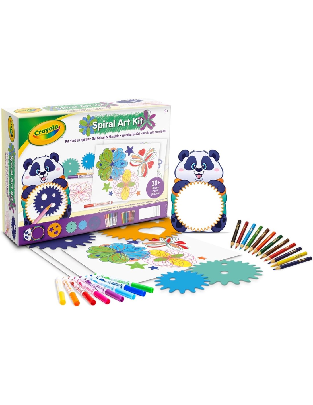 PRESCOLARI: vendita online KIT PER COLORARE SET SPIRALI E MANDALA, CRAYOLA in offerta