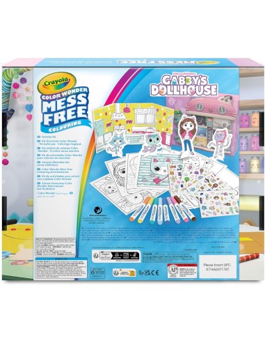 GIOCATTOLO PUBBLICIZZATO: vendita online ACTIVITY SET GABBY’S DOLLHOUSE 40+ PEZZI, PENNARELLI SENZA MACCHIA, ADESIVI E PERSON...