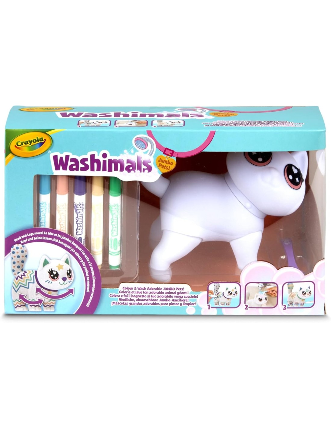 PRESCOLARI: vendita online WASHIMALS JUMBO JENNY CON PENNARELLI in offerta
