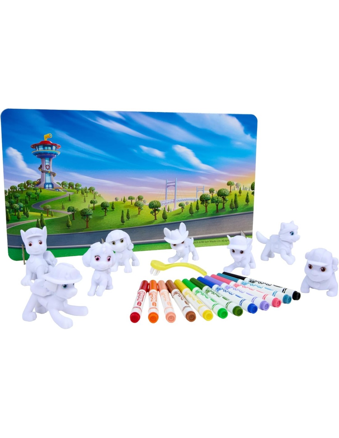 PRESCOLARI: vendita online WASHIMALS PAW PATROL SUPER SET, SUPER SET ATTIVITÀ CON 8 CUCCIOLI, 12 PENNARELLI LAVABILI, SPAZZOL...