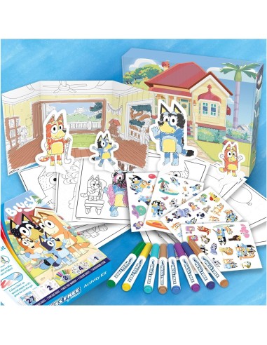 PRESCOLARI: vendita online CRAYOLA COLOR WONDER, ACTIVITY SET 40+ PEZZI, BLUEY, PENNARELLI SENZA MACCHIA, ADESIVI E PERSONAGG...
