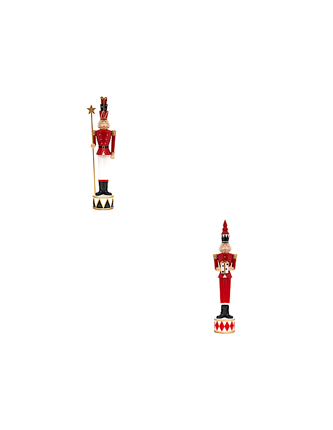 OGGETTISTICA NATALE: vendita online Decorazione schiaccianoci di Natale H47cm in resina assortito - La magia di Natale a casa...