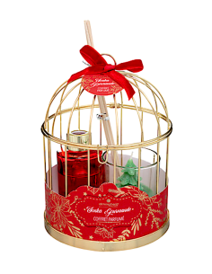 OGGETTISTICA NATALE: vendita online Decorazione set gabbie di Natale Lola 15x15x13,5cm Atmosphera - La magia di Natale a casa...