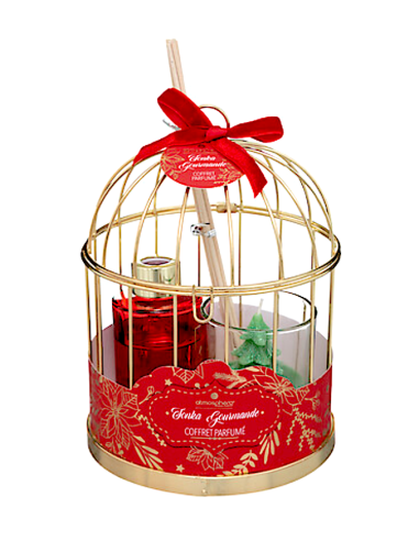 OGGETTISTICA NATALE: vendita online Decorazione set gabbie di Natale Lola 15x15x13,5cm Atmosphera - La magia di Natale a casa...