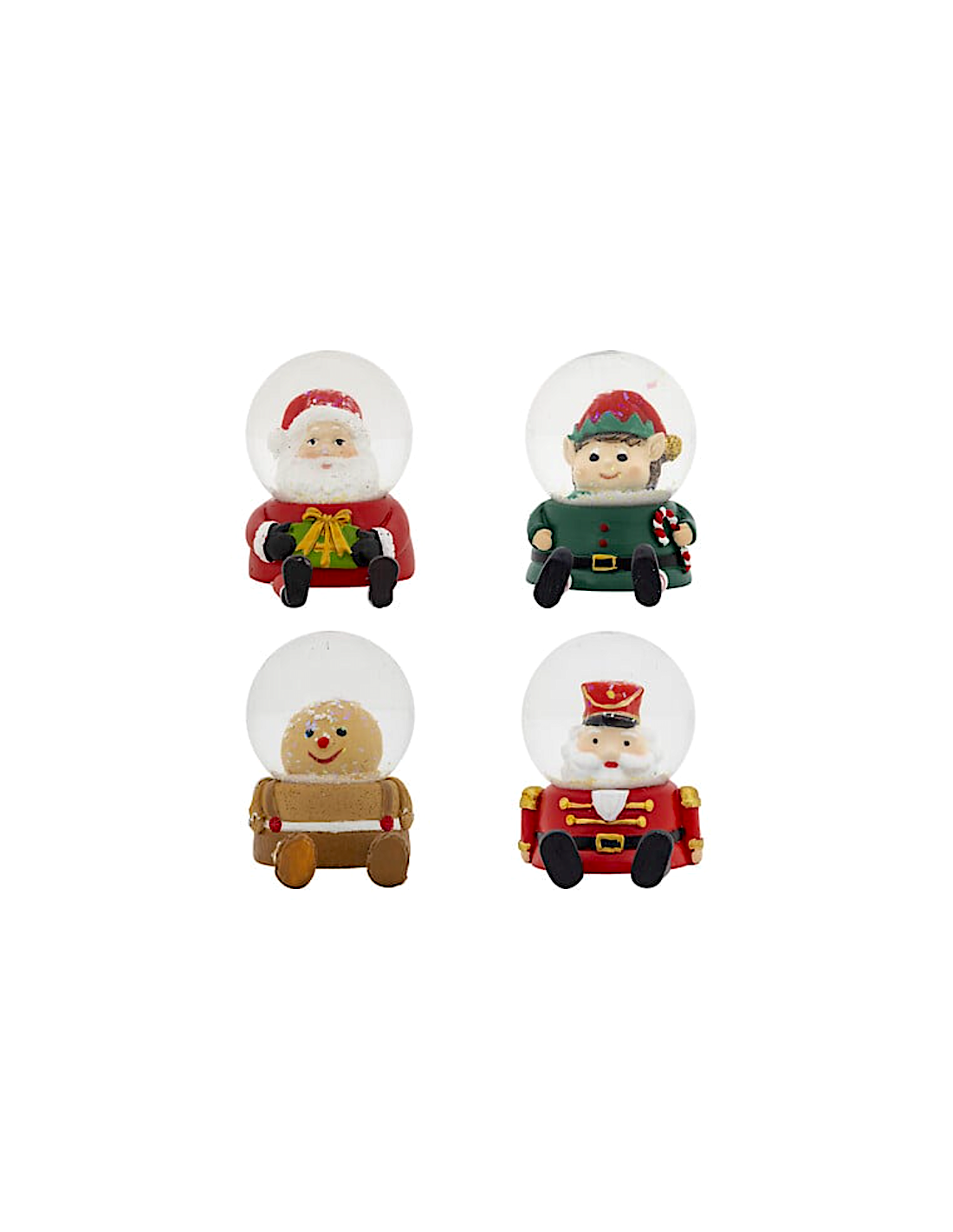 OGGETTISTICA NATALE: vendita online Decorazione pupazzo di Natale in resina con palla assortito - La magia di Natale a casa t...