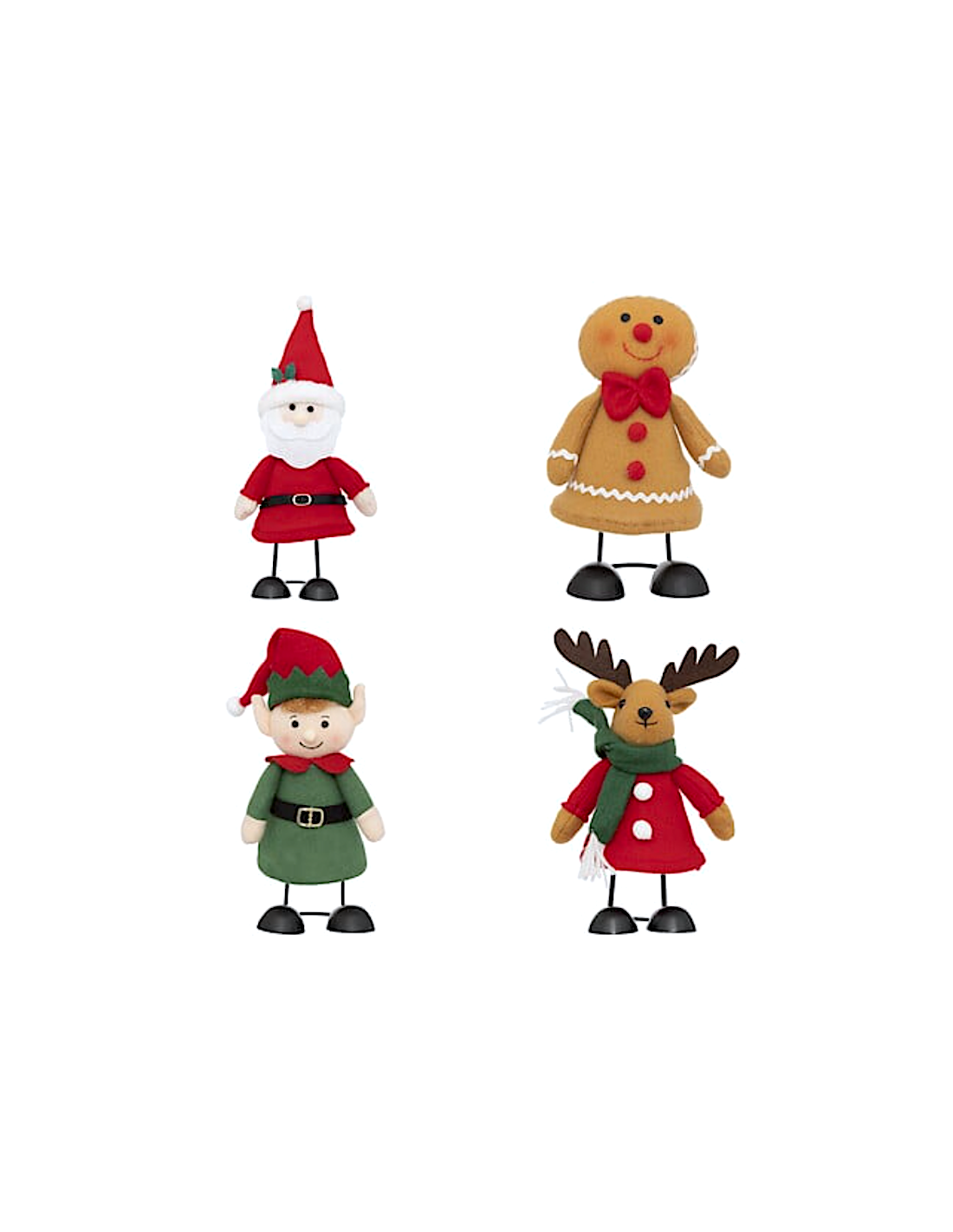 OGGETTISTICA NATALE: vendita online Decorazione personaggio natalizio di Natale su molla H22cm assortito - La magia di Natale...