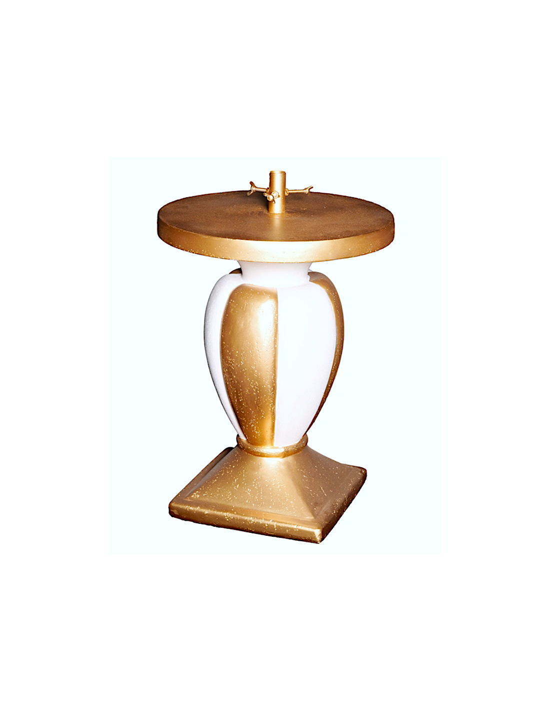 NATALIZIO: vendita online BASE PER ALBERO AVORIO/ORO 46X71CM MAGNESIA in offerta
