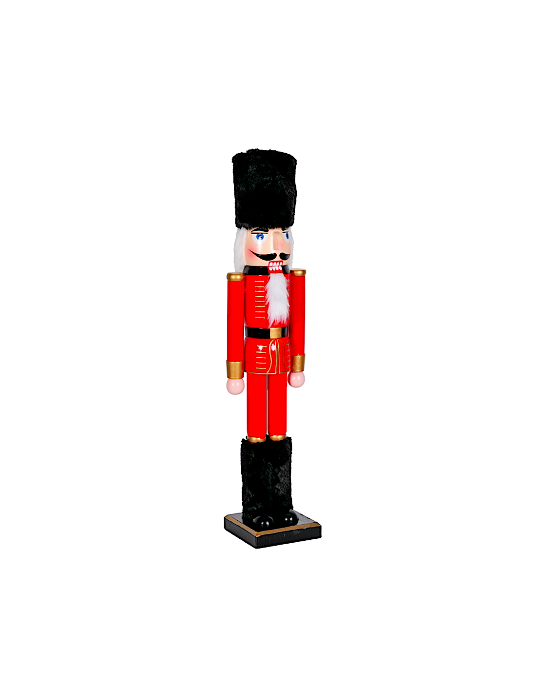 OGGETTISTICA NATALE: vendita online Decorazione schiaccianoci di Natale H38cm rosso in legno - La magia di Natale a casa tua ...