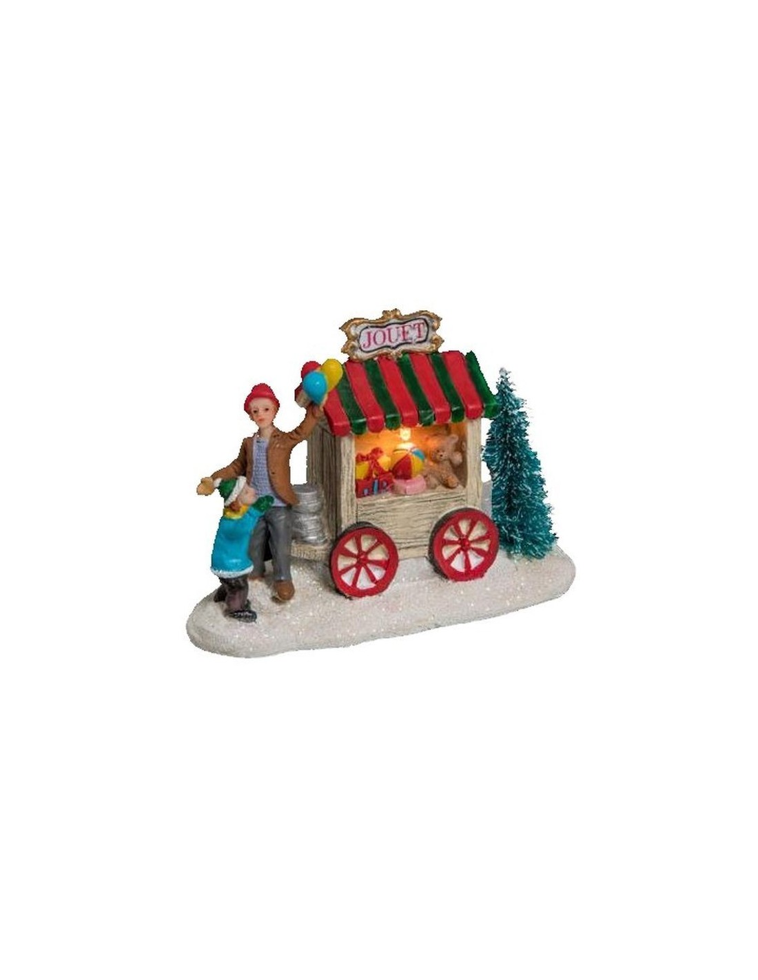 OGGETTISTICA NATALE: vendita online Accessorio per villaggio di Natale negozio di giocattoli 13X6X9CM assortito - La magia di...