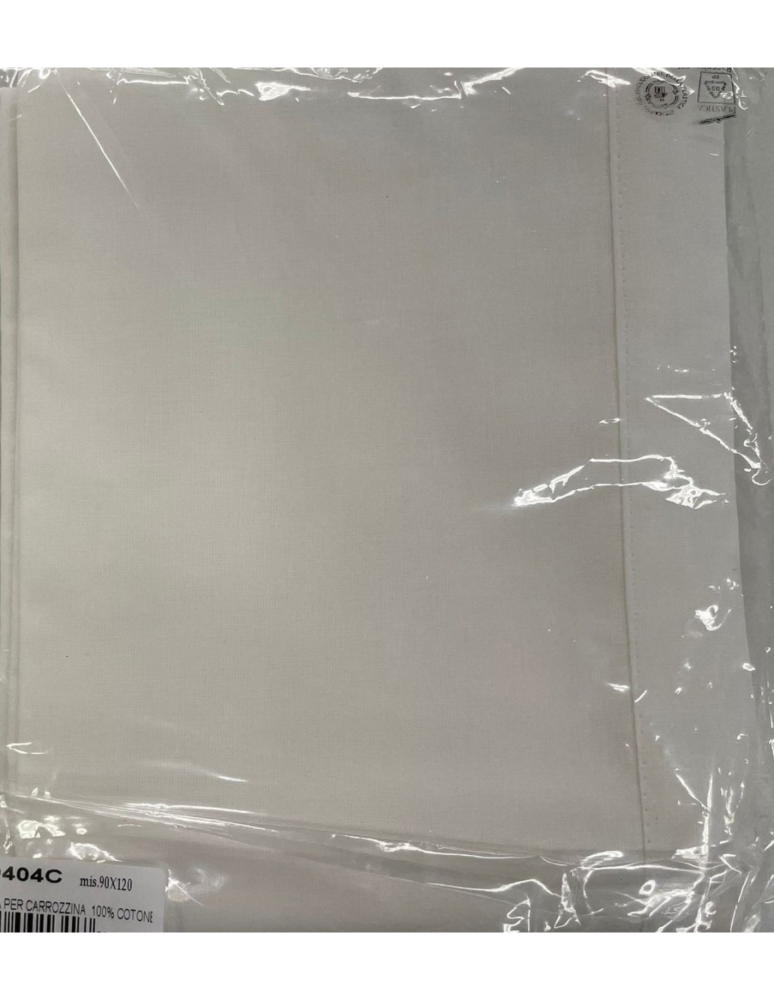 Lenzuola lettino sopra bianco 100% cotone | Shopincasa.it