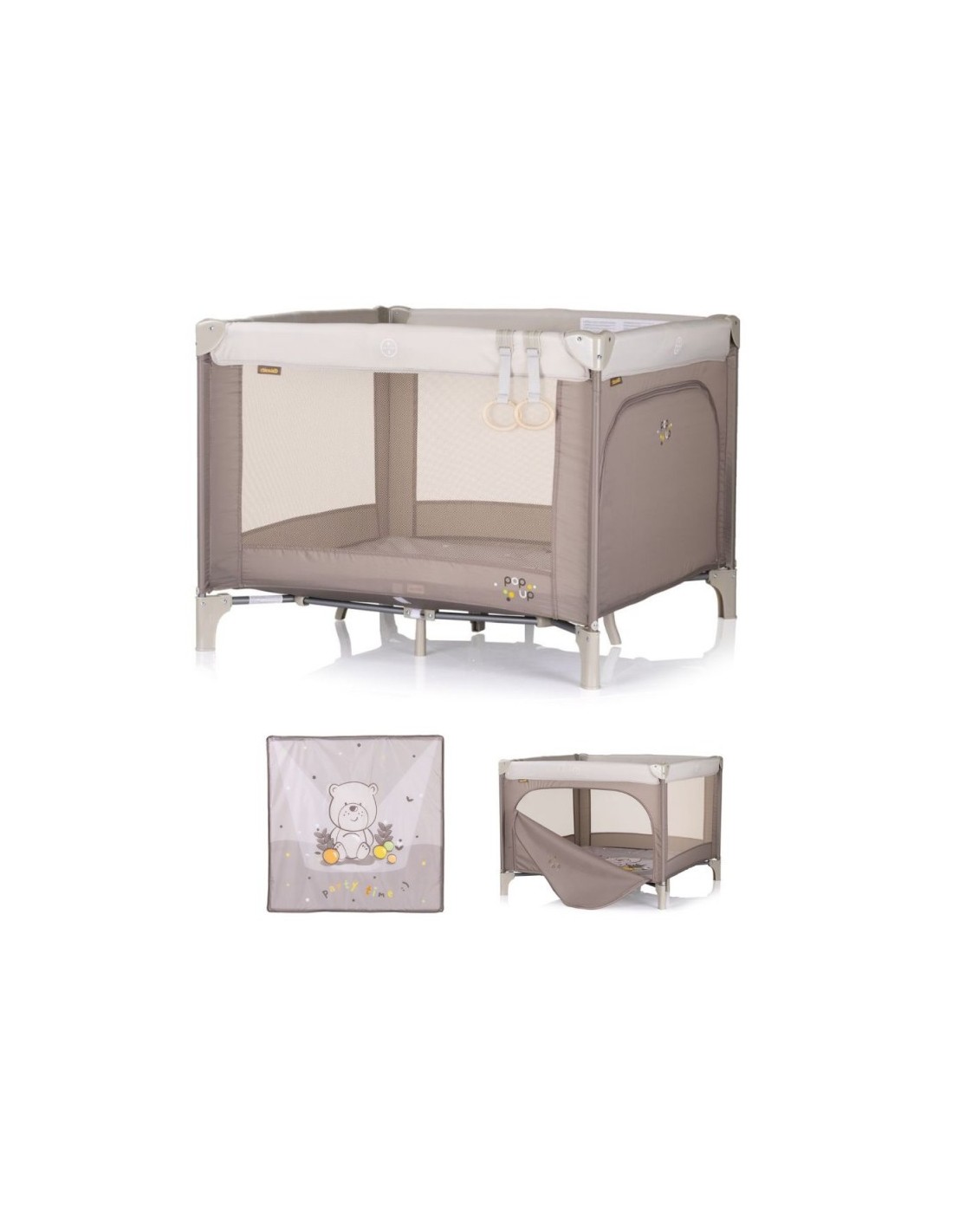 Box Pop-Up Orso Beige | Pieghevole e Sicuro per Bambini | Shopincasa.it