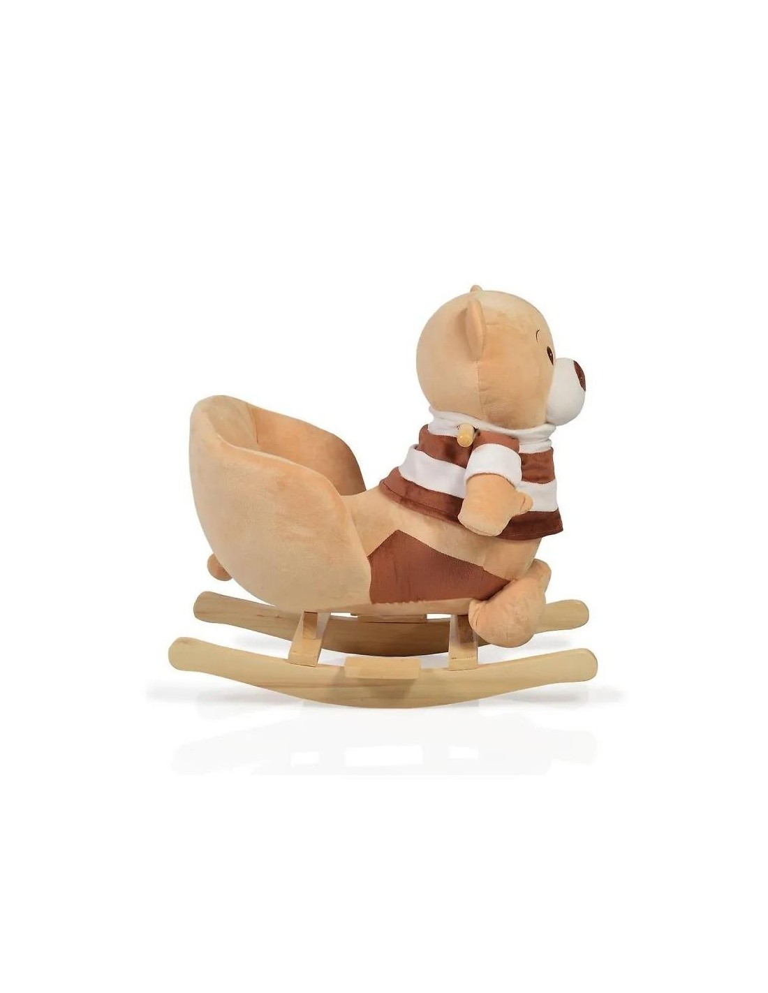 Moni Dondolo Orsetto in Legno con Suoni | Sicuro e Morbido da 12 Mesi | Shopincasa.it