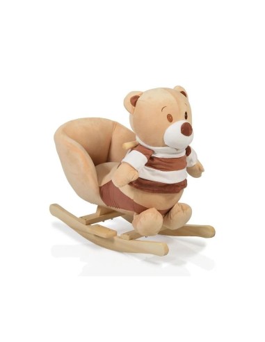 Moni Dondolo Orsetto in Legno con Suoni | Sicuro e Morbido da 12 Mesi | Shopincasa.it
