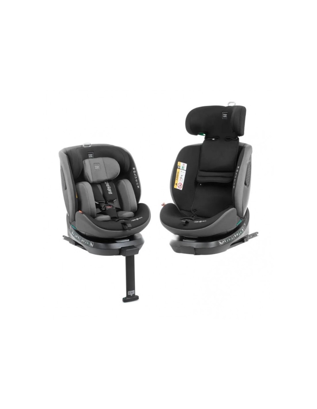 Baby Auto Seggiolino Auto Core I-Size 40-150 cm Anthracite | Girevole 360° con Isofix | Shopincasa.it