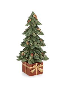 DECORAZIONE PINO JEFF 14X26,5CM RESINA