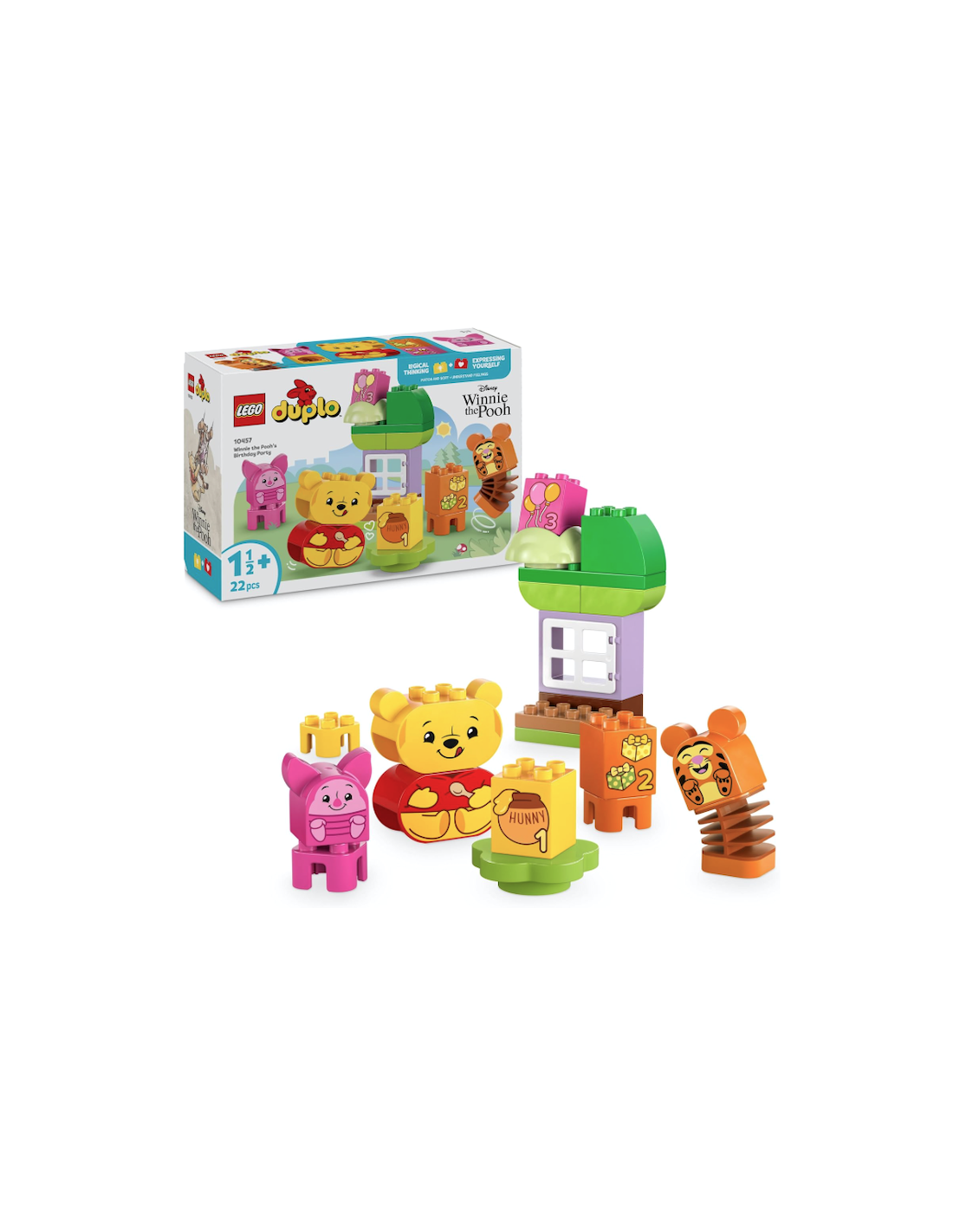 GIOCATTOLO PUBBLICIZZATO: vendita online DUPLO 10457 FESTA DI COMPLEANNO DI WINNIE THE POOH in offerta