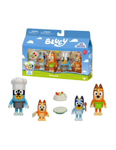 BLUEY 080029 SET 4 PERSONAGGI ARTICOLATI