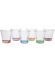 CONF 6 BICCHIERI ACQUA PICCADILLY 27CL LUSTRO su Shop in Casa