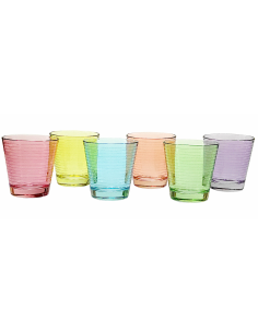 CONF 6 BICCHIERI ACQUA PICCADILLY 25CL RETRO' su Shop in Casa