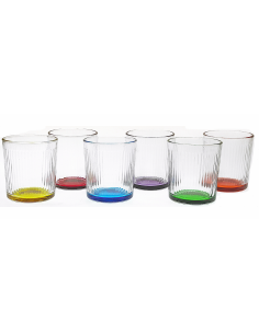 CONF 6 BICCHIERI ACQUA CANETTE 25CL LUSTRO su Shop in Casa