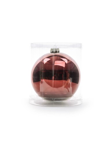 SFERA BORDEAUX 15CM VETRO