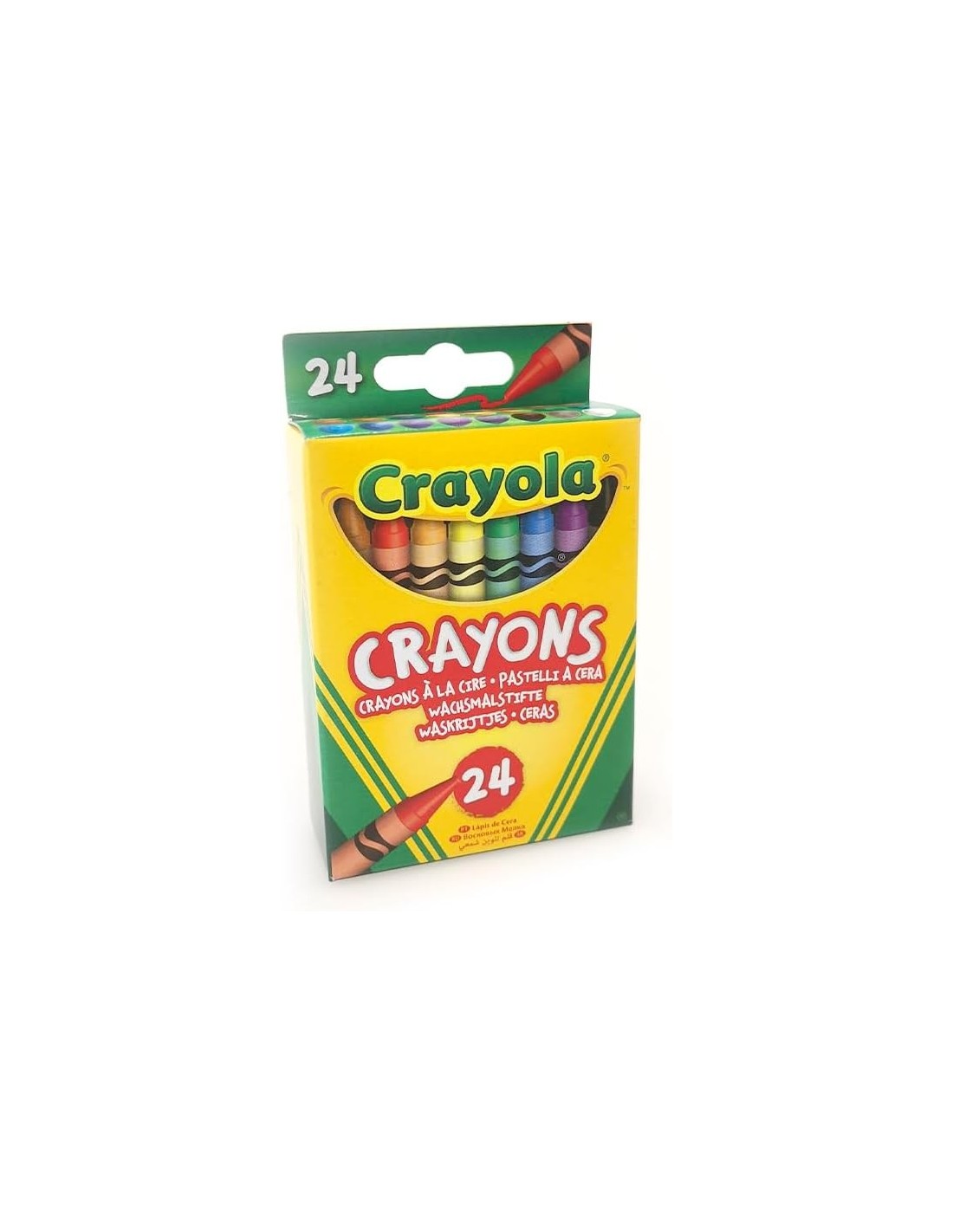 PRESCOLARI: vendita online CRAYOLA, 24 PASTELLI A CERA, CRAYON, CONFEZIONE DA 24 PEZZI, 24 COLORI ASSORTITI, SCUOLA, TEMPO LI...