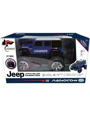 GIOCHI BOY: vendita online JEEP WRANGLER CARABINIERI, AUTO RADIOCOMANDATA 27 MHZ, 7 FUNZIONI, SCALA 1:24, ETÀ 6+, GIOCATTOLO ...