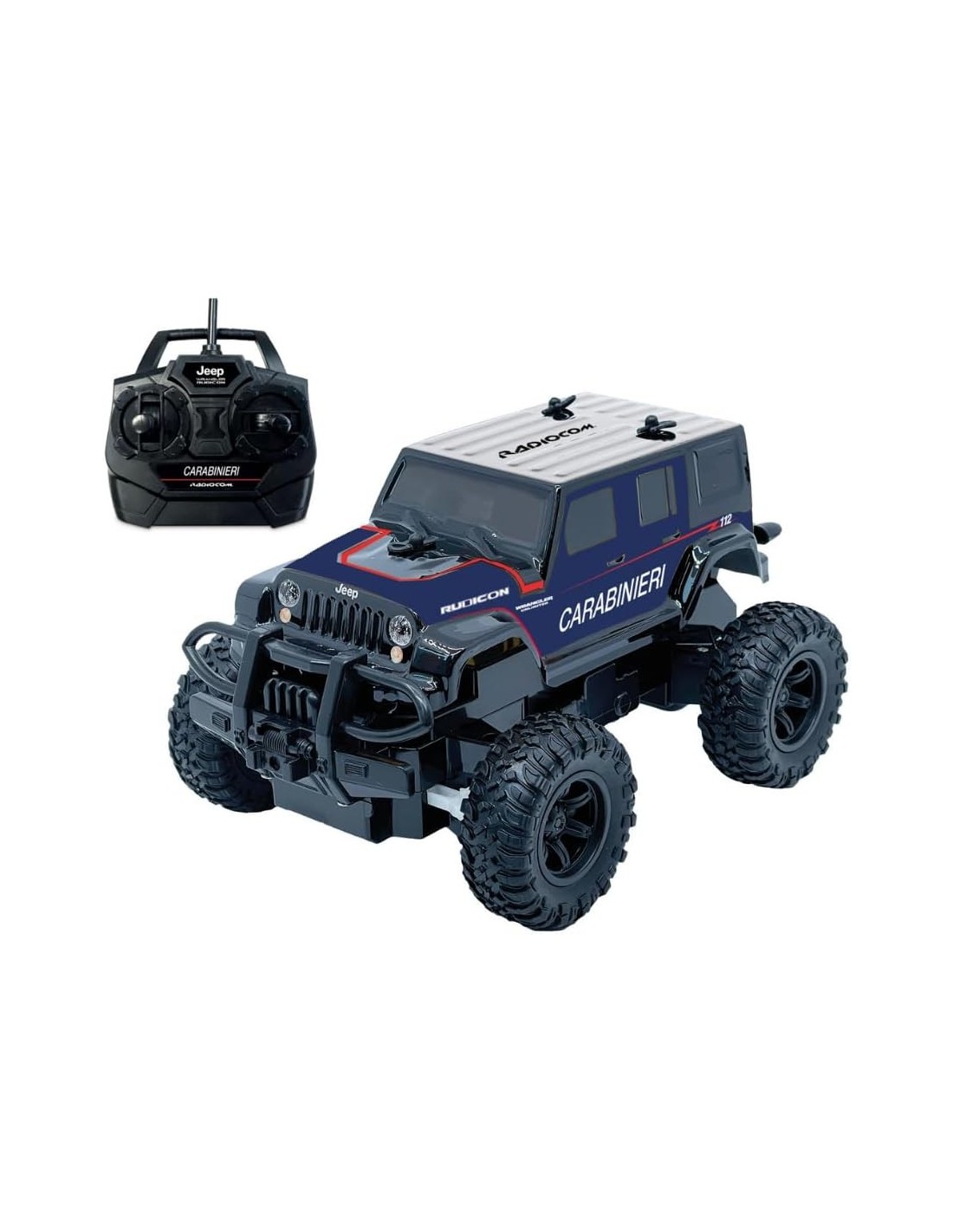 GIOCHI BOY: vendita online JEEP WRANGLER CARABINIERI, AUTO RADIOCOMANDATA 27 MHZ, 7 FUNZIONI, SCALA 1:24, ETÀ 6+, GIOCATTOLO ...