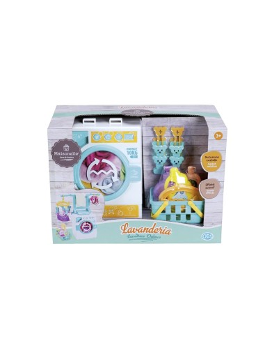 GIOCHI GIRL: vendita online LAVATRICE GIOCATTOLO DELUXE MAISONELLE CON SUONI E LUCI in offerta
