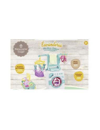 GIOCHI GIRL: vendita online LAVATRICE GIOCATTOLO DELUXE MAISONELLE CON SUONI E LUCI in offerta