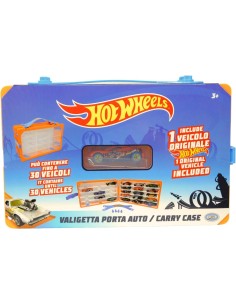 GIOCATTOLO PUBBLICIZZATO: vendita online VALIGETTA HOTWHEELS PORTA AUTO CON 1 VEICOLO INCLUSO, CAPACITA' 30 AUTO in offerta