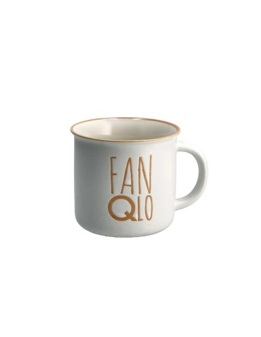 Tazza Mug Colazione in Porcellana Fanqlo Assortita 9,5 x H8,5 cm | Shopincasa.it