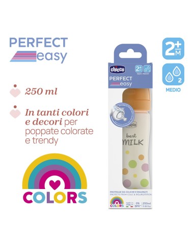 Chicco Biberon Perfect Easy 250 ml Flusso Medio | Shopincasa.it