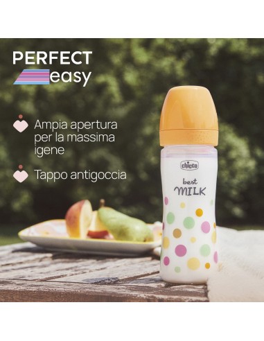 Biberon Chicco Perfect Easy 250 ml Flusso Medio | Shopincasa.it