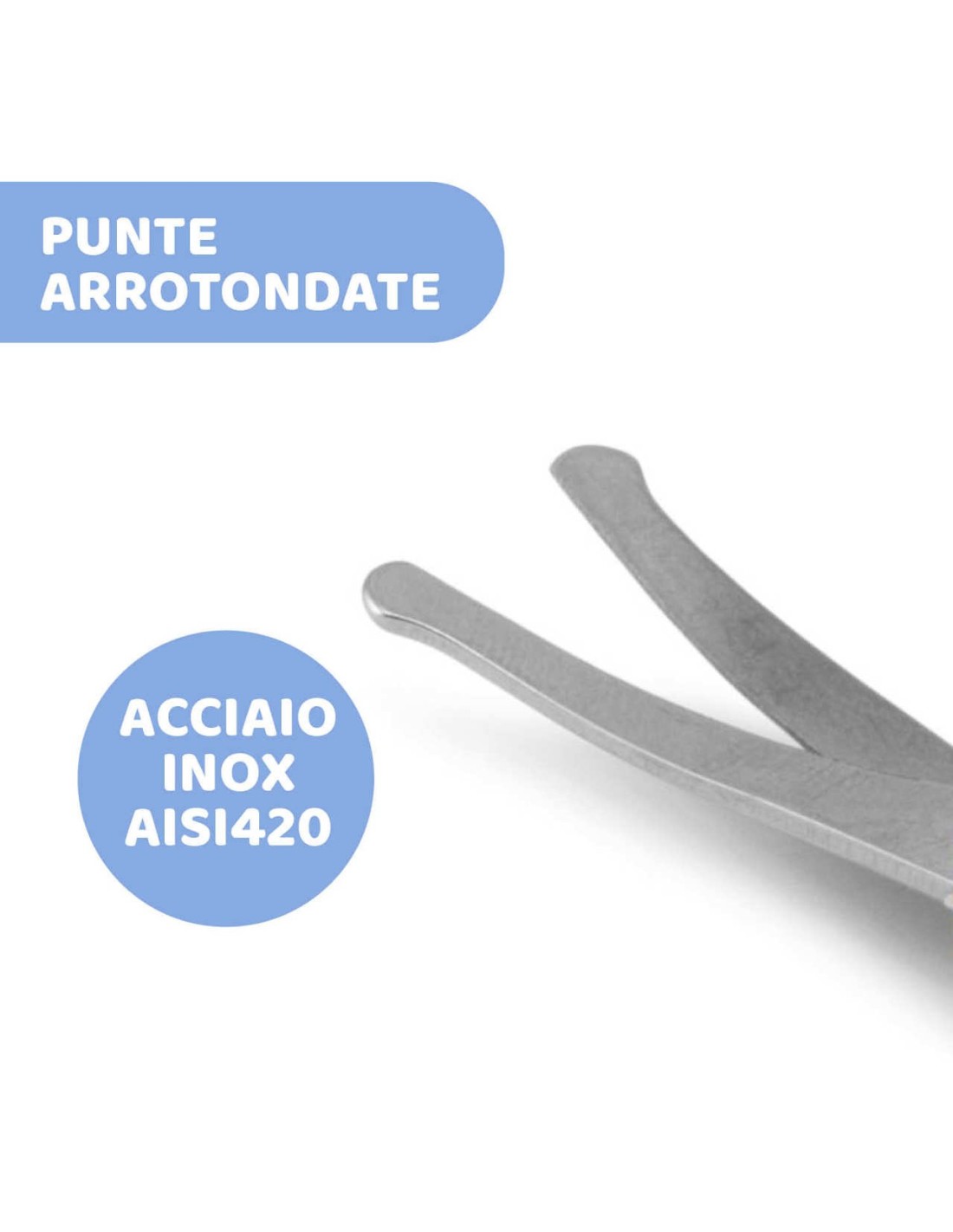 Chicco Forbicine Neonati 0m+ Sicure con Punte Arrotondate | Shopincasa.it