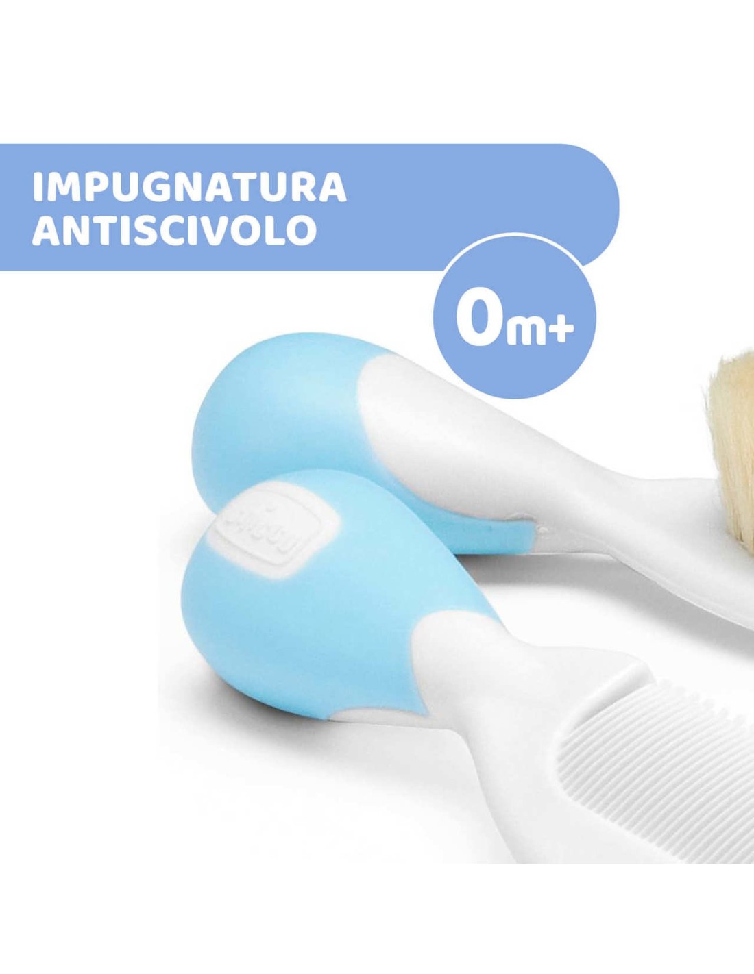 Set Spazzola e Pettine Blu per Neonati | Shopincasa.it