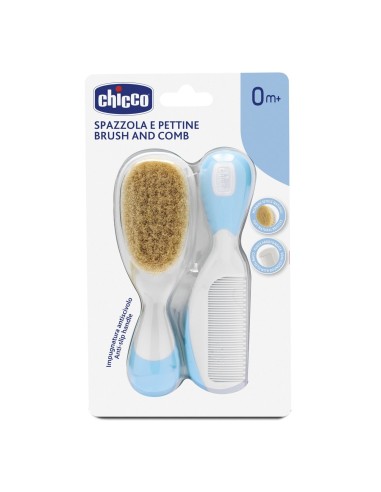 Set Spazzola e Pettine Blu per Neonati | Shopincasa.it