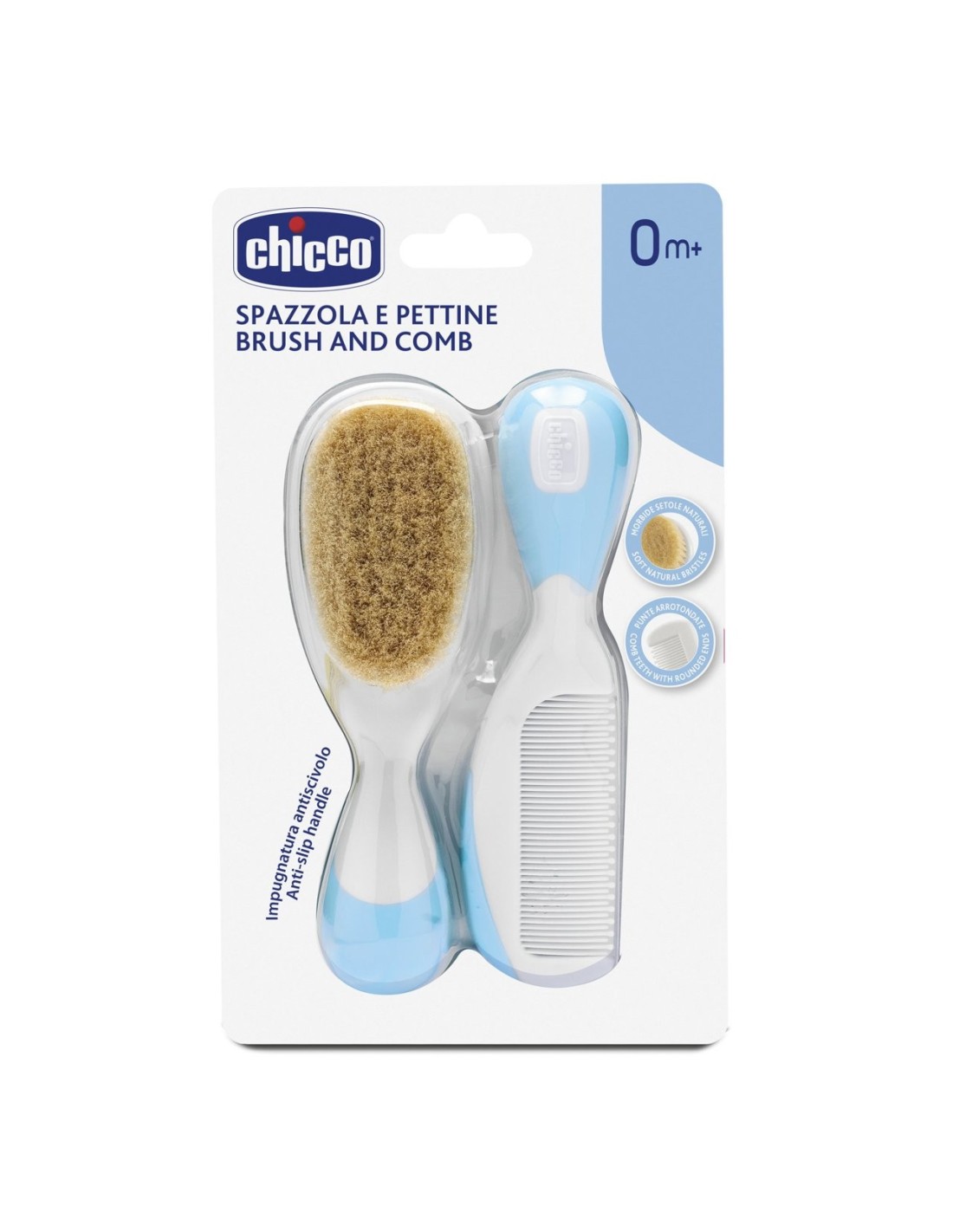 Set Spazzola e Pettine Blu per Neonati | Shopincasa.it