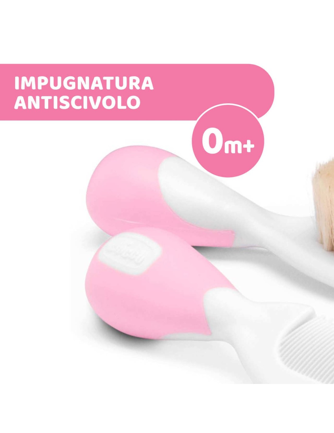 Set Spazzola e Pettine Rosa per Neonati | Shopincasa.it