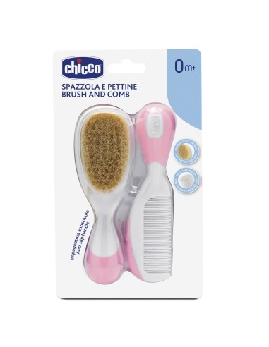 Set Spazzola e Pettine Rosa per Neonati | Shopincasa.it