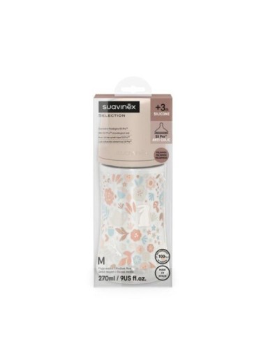 Biberon Suavinex Wonderland Liberty 270ml Flusso Medio | Silicone SX PRO