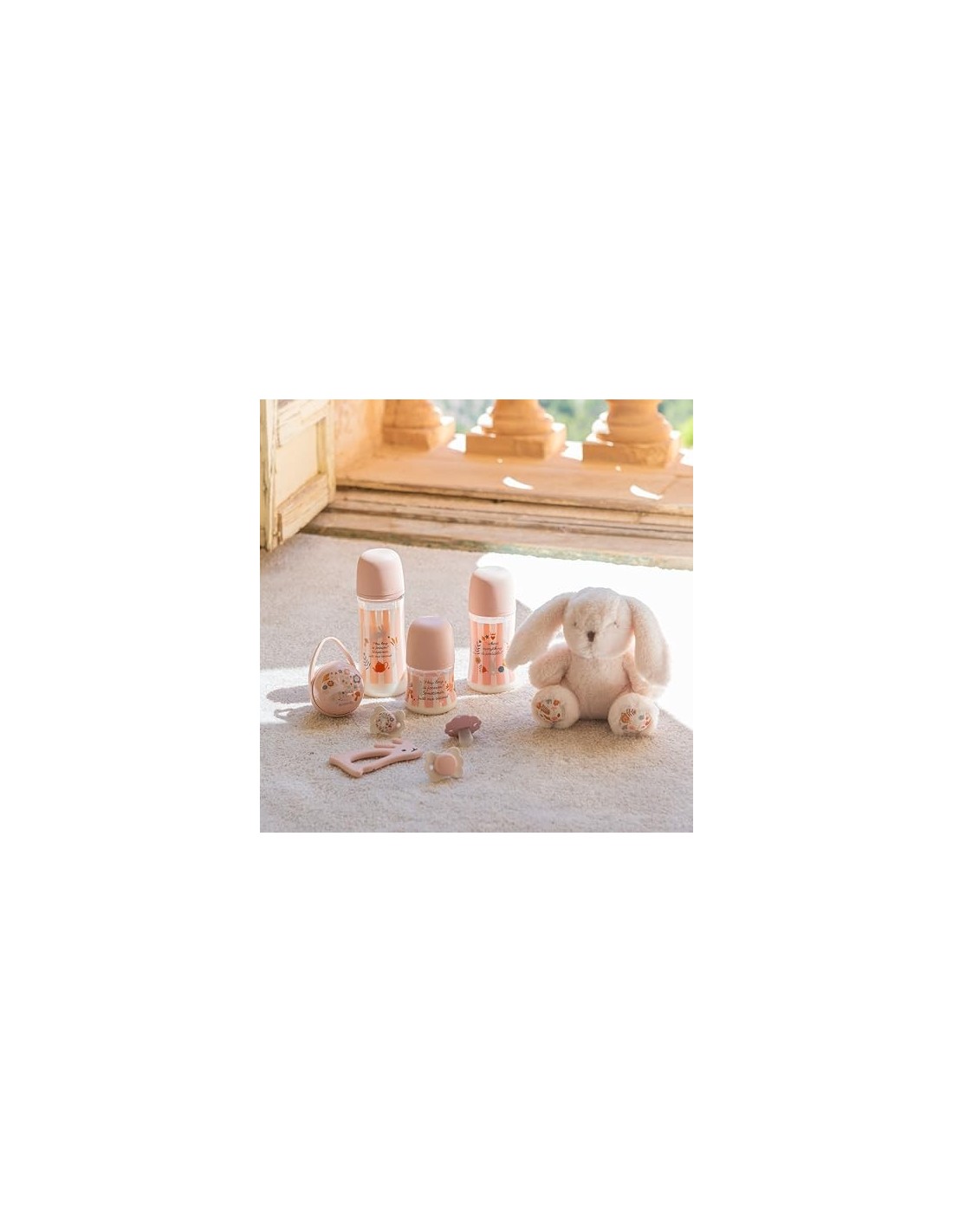 Biberon Suavinex Wonderland 360 ml Rosa +6 Mesi | Flusso Denso