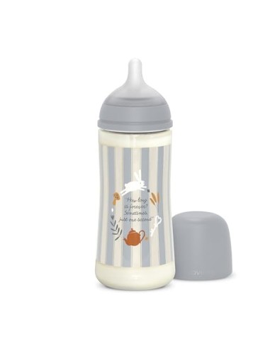 Biberon Suavinex Wonderland 360 ml Azzurro +6 Mesi | Flusso Denso