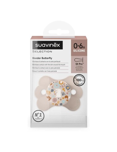 Suavinex Ciuccio Wonderland SX Pro Rosa 0-6 Mesi | Sicuro e Fisiologico