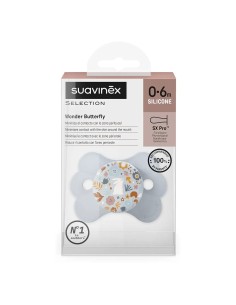 Suavinex Wonder Butterfly Succhietto SX Pro Azzurro 0-6 Mesi | Sicuro e Ergonomico/shopincasa.it