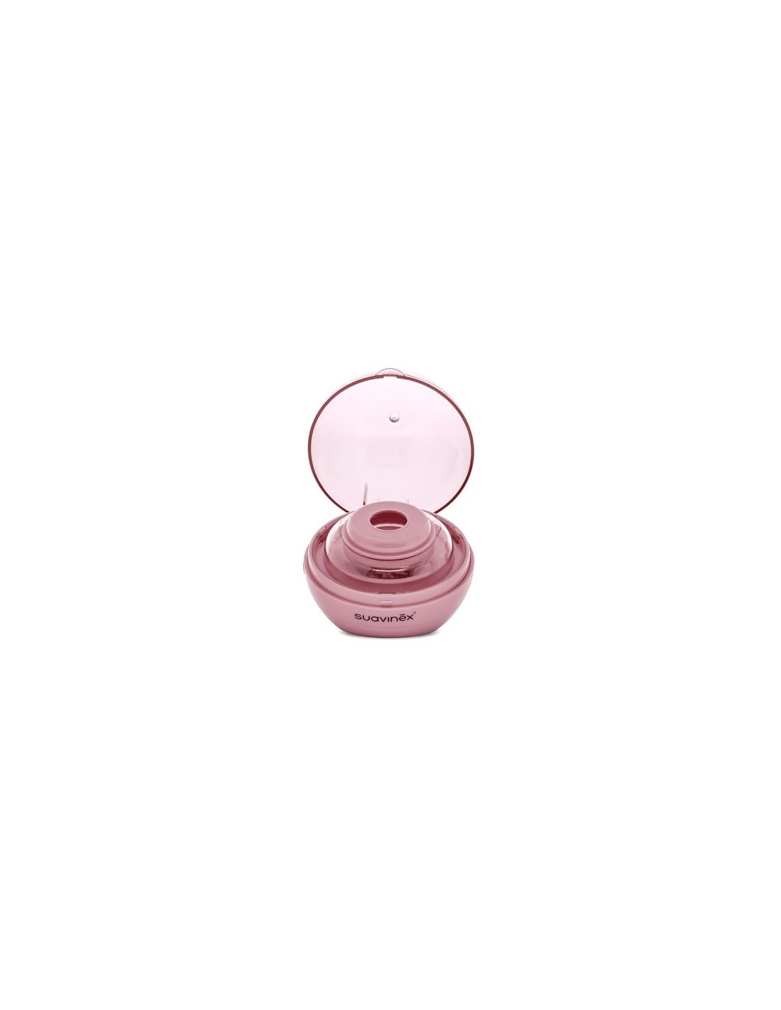 Suavinex Duccio Sterilizzaciuccio Rosa con Luce UV su shopincasa.it