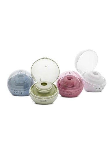 Suavinex Duccio Sterilizzaciuccio Rosa con Luce UV su shopincasa.it