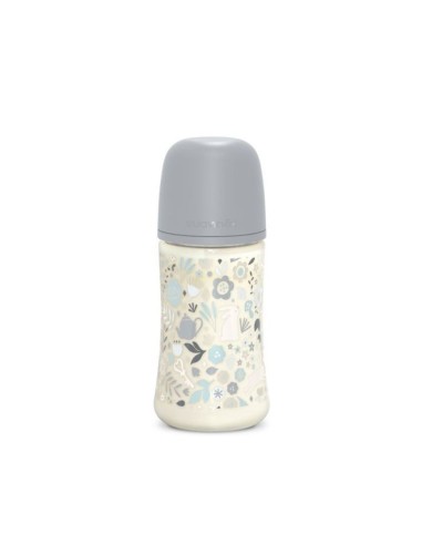 Suavinex Biberon Wonderland Liberty Azzurro 270 ml Flusso Medio su shopincasa.it