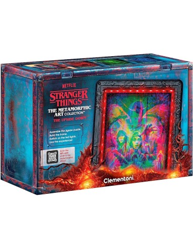 GIOCHI DI SOCIETA'E PUZZLE: vendita online CLEMENTONI, STRANGER THINGS, METAMORPHIC ART COLLECTION, THE UPSIDE DOWN, QUADRO I...